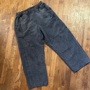 FP Movement Wide Leg Pants by Free People Dark Grey Baggy Sweatpants